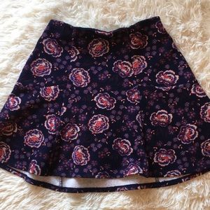 Hollister Floral skater skirt